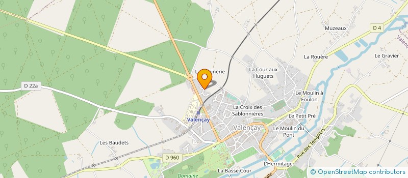 localisation de l'entreprise MONSIEUR JEAN PERRAGUIN à VALENCAY