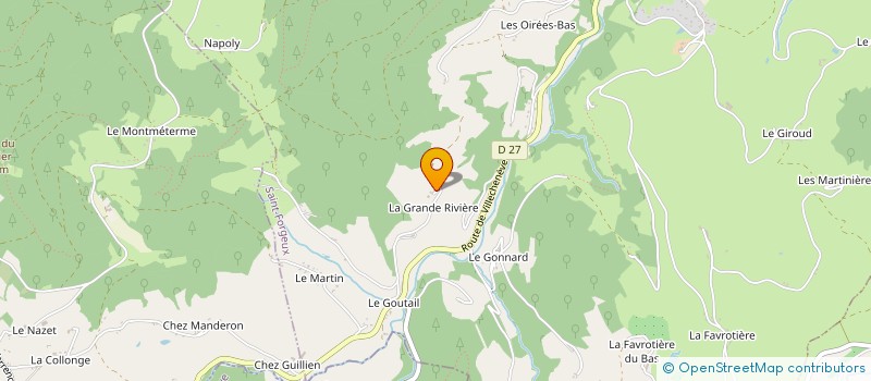 localisation de l'entreprise MONSIEUR JEAN PERRAT  SAINT-FORGEUX