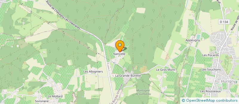 localisation de l'entreprise MONSIEUR JEAN PERRAUD  LA ROCHE-VINEUSE