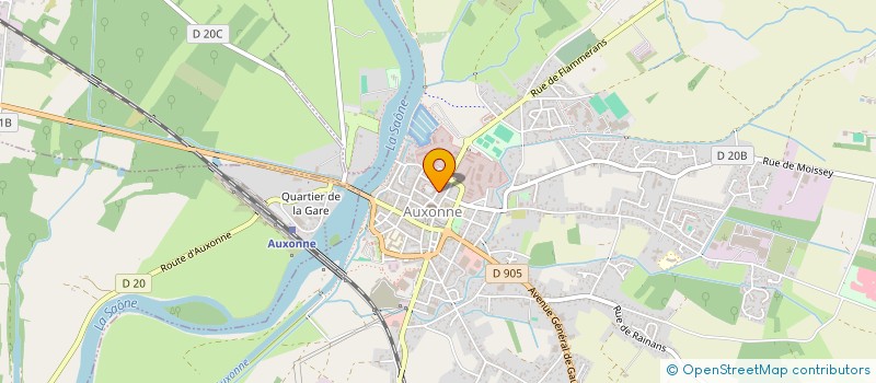 localisation de l'entreprise MONSIEUR JEAN PERRAULT à AUXONNE