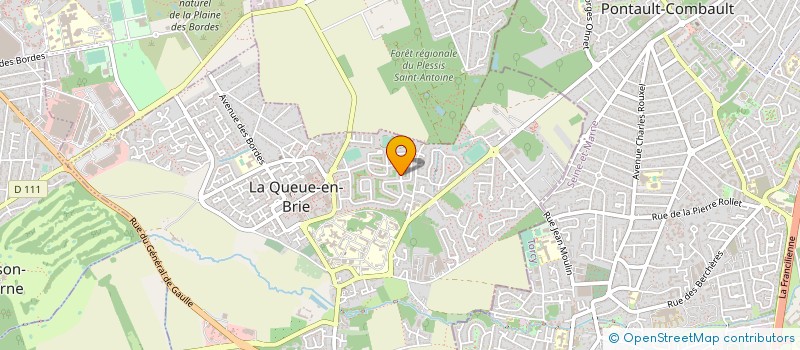 localisation de l'entreprise MONSIEUR JEAN PERRAULT à LA QUEUE-EN-BRIE