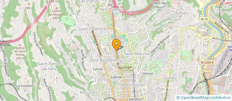 localisation de l'entreprise MONSIEUR JEAN PERRERA à NICE