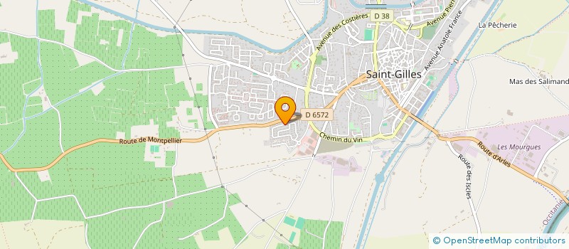 localisation de l'entreprise MONSIEUR JEAN PERRET à SAINT-GILLES
