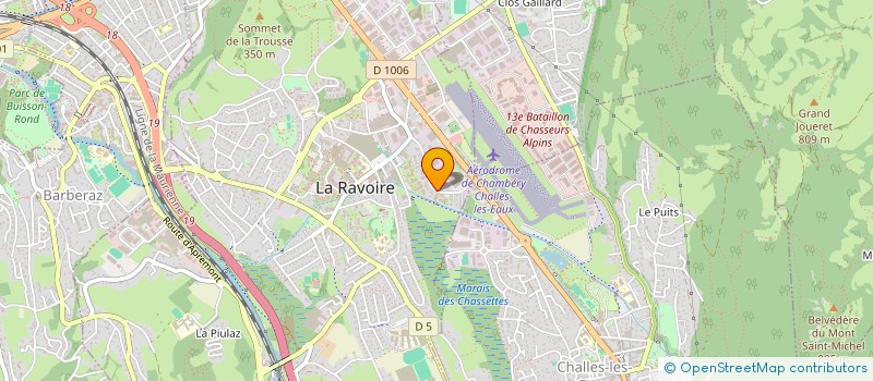 localisation de l'entreprise MONSIEUR JEAN PERRET  LA RAVOIRE