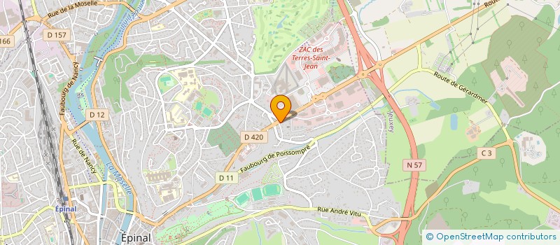 localisation de l'entreprise MONSIEUR JEAN PERRI à EPINAL