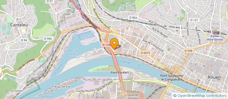 localisation de l'entreprise MONSIEUR JEAN PERRICHOT  ROUEN