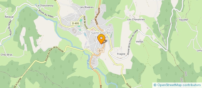localisation de l'entreprise MONSIEUR JEAN PERRIER à SAINT-JUST-EN-CHEVALET