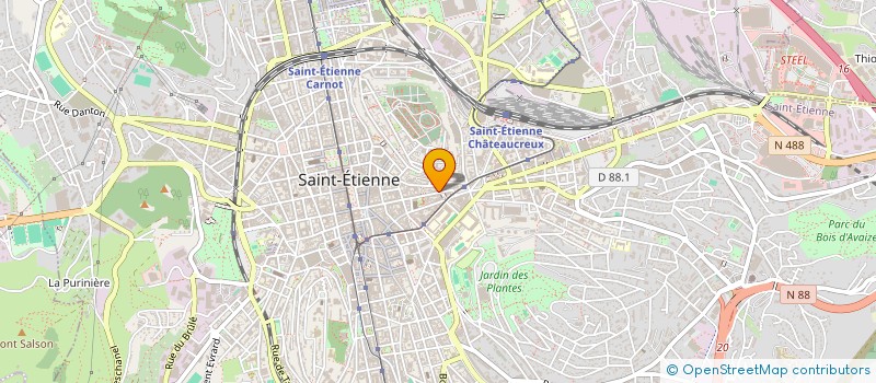 localisation de l'entreprise MONSIEUR JEAN PERRIN à SAINT-ETIENNE