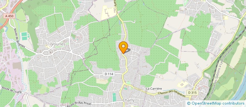 localisation de l'entreprise MONSIEUR JEAN PERRIN  CHARLY