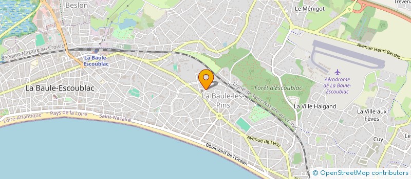 localisation de l'entreprise MONSIEUR JEAN PERRIN à LA BAULE-ESCOUBLAC