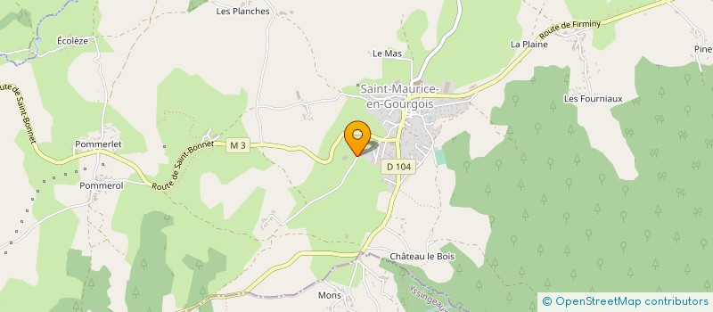 localisation de l'entreprise MONSIEUR JEAN PERRIN à SAINT-MAURICE-EN-GOURGOIS