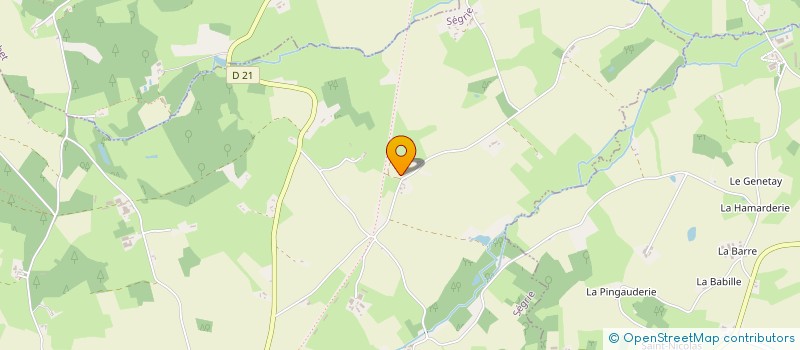 localisation de l'entreprise MONSIEUR JEAN PERRIOT  SEGRIE