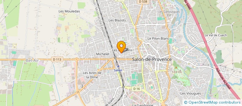 localisation de l'entreprise MONSIEUR JEAN PERROR à SALON-DE-PROVENCE