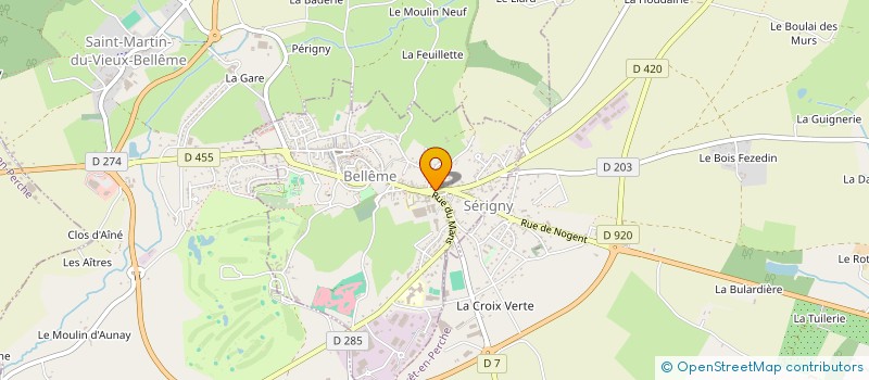 localisation de l'entreprise MONSIEUR JEAN PERROTIN à BELLEME