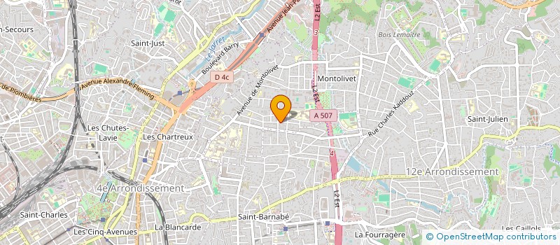 localisation de l'entreprise MONSIEUR JEAN PERRUCHON à MARSEILLE