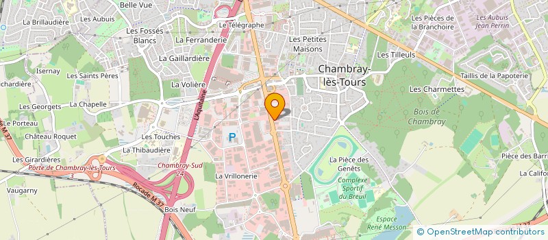 localisation de l'entreprise MONSIEUR JEAN PERTHUIS  CHAMBRAY-LES-TOURS