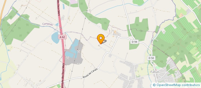 localisation de l'entreprise MONSIEUR JEAN PESCAY  FABAS