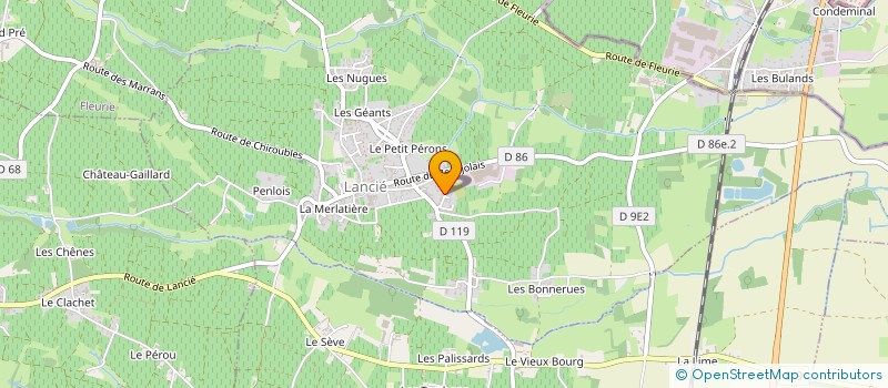 localisation de l'entreprise MONSIEUR JEAN PESCE  LANCIE