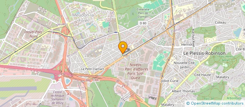 localisation de l'entreprise MONSIEUR JEAN PESSINA à CLAMART