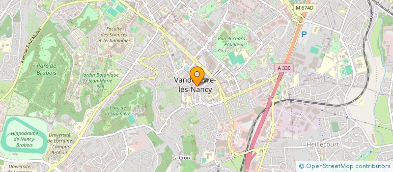 localisation de l'entreprise MONSIEUR JEAN PETEL  VANDUVRE-LES-NANCY