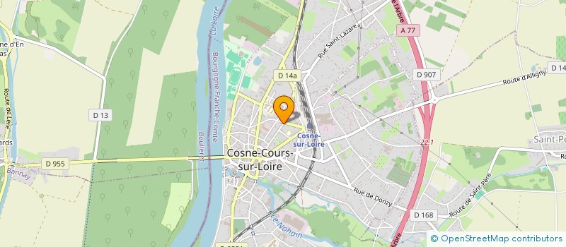 localisation de l'entreprise MONSIEUR JEAN PETELOT à COSNE-COURS-SUR-LOIRE