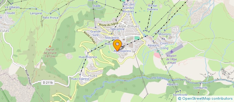 localisation de l'entreprise MONSIEUR JEAN PETILLAT  HUEZ