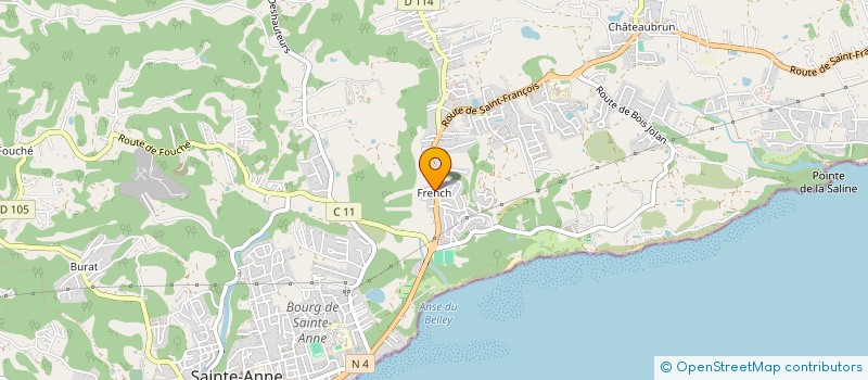 localisation de l'entreprise MONSIEUR JEAN PETION  SAINTE-ANNE