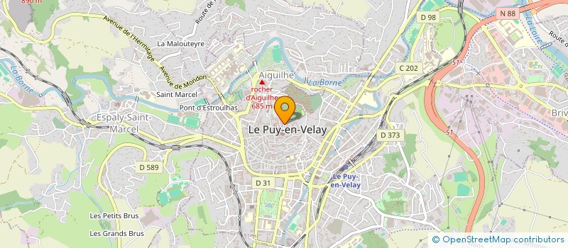 localisation de l'entreprise MONSIEUR JEAN PETIOT  LE PUY-EN-VELAY