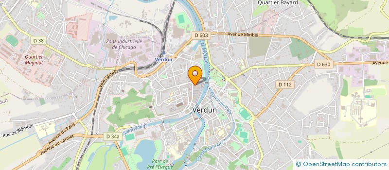localisation de l'entreprise MONSIEUR JEAN PETIT à VERDUN