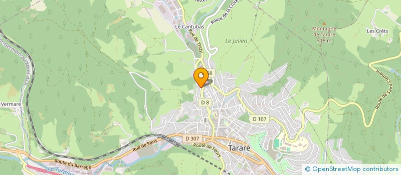 localisation de l'entreprise MONSIEUR JEAN PETIT  TARARE