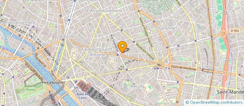 localisation de l'entreprise MONSIEUR JEAN PETIT  PARIS