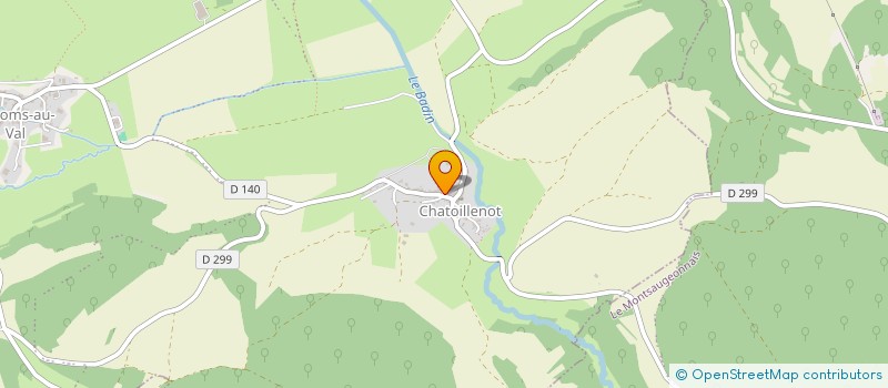localisation de l'entreprise MONSIEUR JEAN PETIT à LE VAL-D'ESNOMS