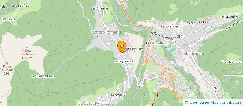localisation de l'entreprise MONSIEUR JEAN PETIT à ESSERT-ROMAND