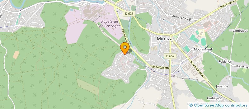 localisation de l'entreprise MONSIEUR JEAN PETIT  MIMIZAN