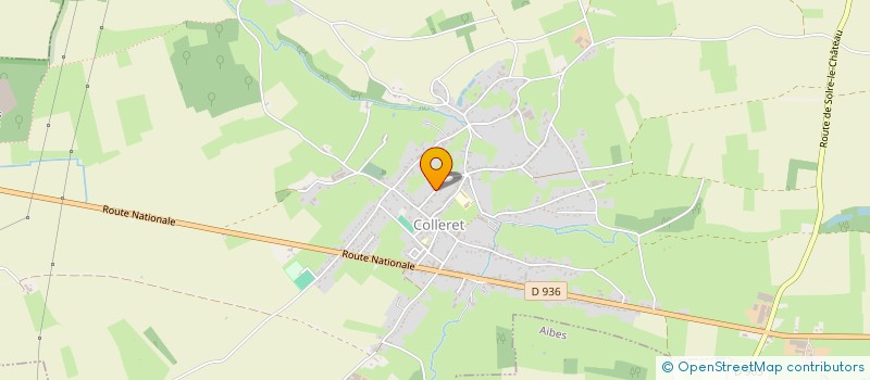 localisation de l'entreprise MONSIEUR JEAN PETIT  COLLERET