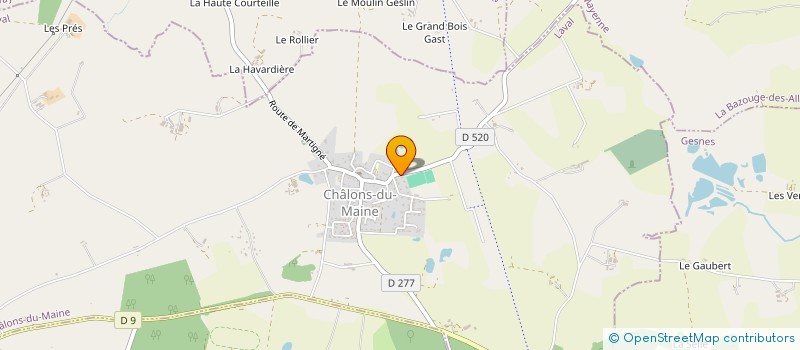 localisation de l'entreprise MONSIEUR JEAN PETIT  CHALONS-DU-MAINE