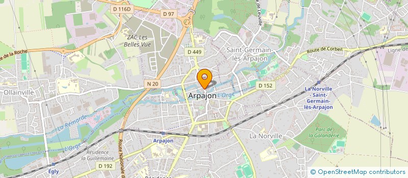 localisation de l'entreprise MONSIEUR JEAN PETIT FRERE à EVRY-COURCOURONNES