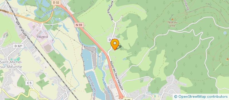 localisation de l'entreprise MONSIEUR JEAN PETITDEMANGE  SAINT-DIE-DES-VOSGES