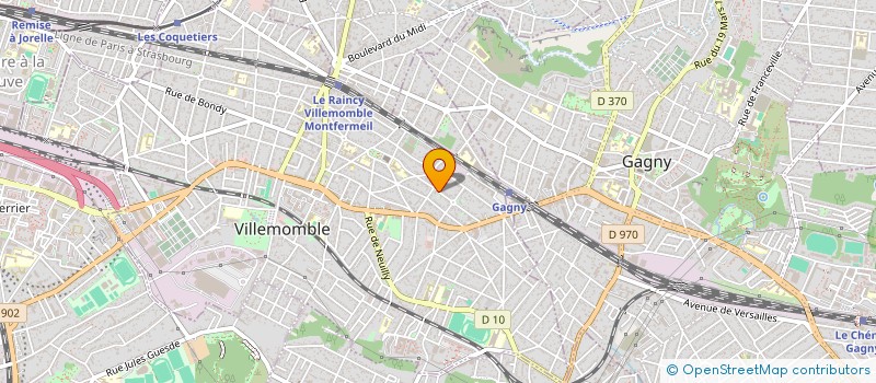 localisation de l'entreprise MONSIEUR JEAN PETITET à VILLEMOMBLE