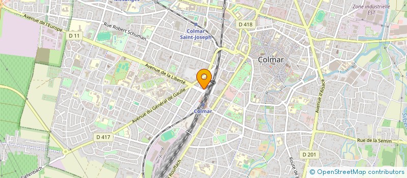 localisation de l'entreprise MONSIEUR JEAN PETITGENAY  COLMAR