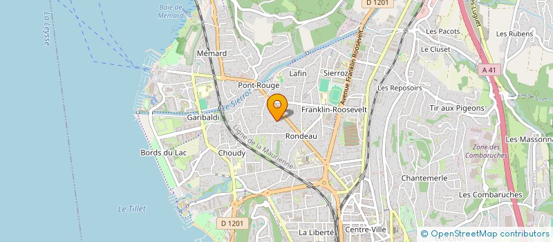 localisation de l'entreprise MONSIEUR JEAN PETREL à AIX-LES-BAINS