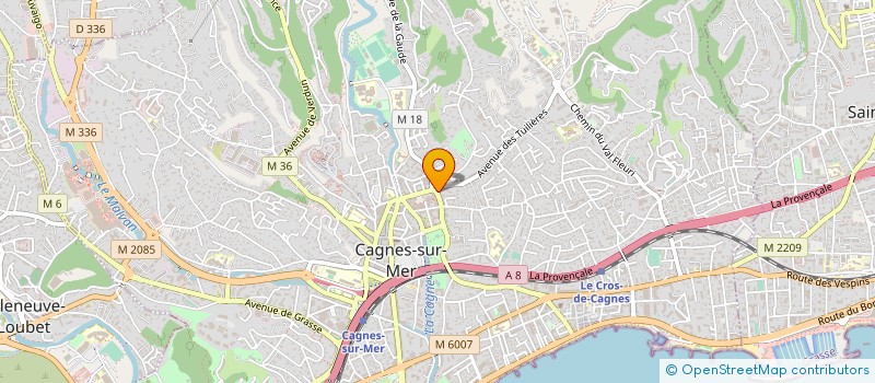 localisation de l'entreprise MONSIEUR JEAN PETRUCCI à CAGNES-SUR-MER