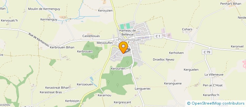 localisation de l'entreprise MONSIEUR JEAN PETTON  PLOUMOGUER