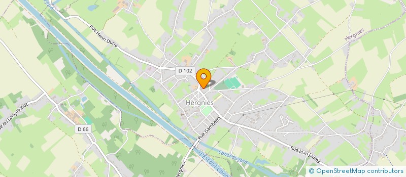 localisation de l'entreprise MONSIEUR JEAN PETYT  HERGNIES