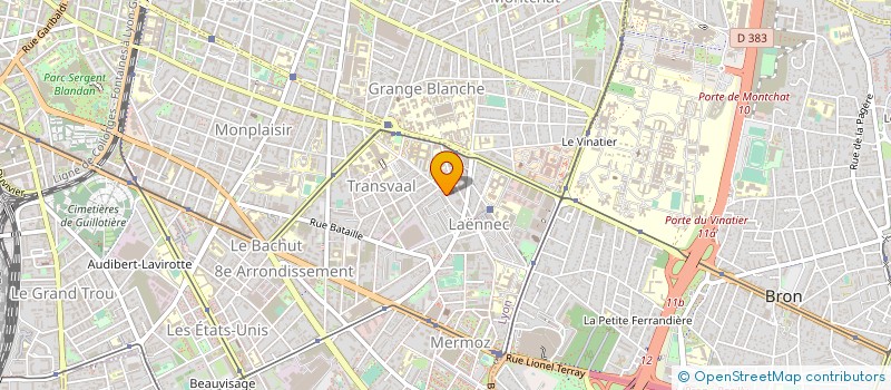 localisation de l'entreprise MONSIEUR JEAN PEYER  LYON