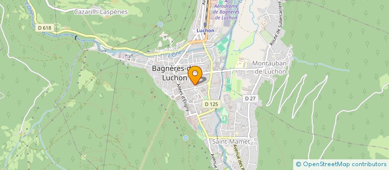 localisation de l'entreprise MONSIEUR JEAN PEYRAFITTE à BAGNERES-DE-LUCHON