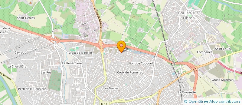 localisation de l'entreprise MONSIEUR JEAN PEYRE  BEZIERS