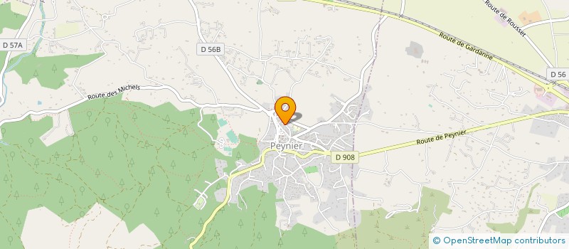 localisation de l'entreprise MONSIEUR JEAN PEYRE  ROUSSET