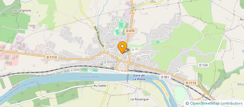 localisation de l'entreprise MONSIEUR JEAN PEYVERGES  LA REOLE