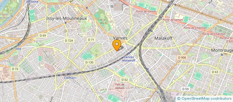 localisation de l'entreprise MONSIEUR JEAN PEZARD à VANVES